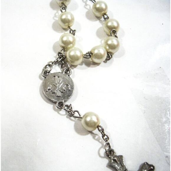 Handmade Car Rearview Mirror Catholic Rosary Christian Religious Prayer Beads - Picture 2 of 4